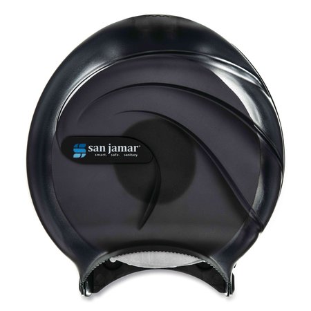 San Jamar Single JBT Tissue Dispenser, Oceans, 10 1/4 x 5 5/8 x 12, Black Pearl R2090TBK